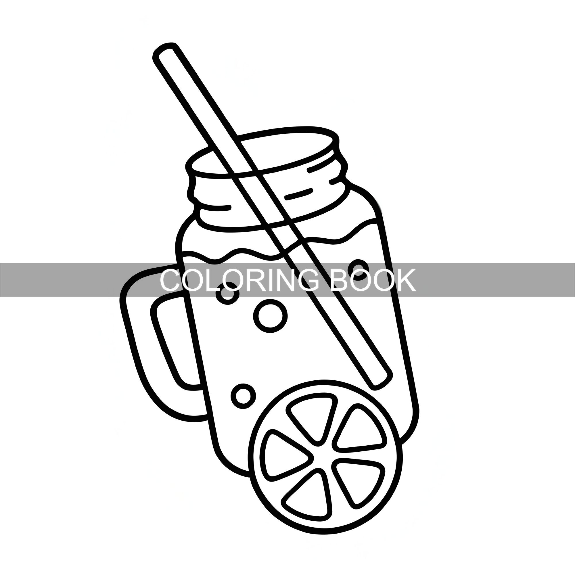 كتاب تلوين الحلويات اللذيذة -  - مراجعة Food And Snacks Coloring Book وسعره