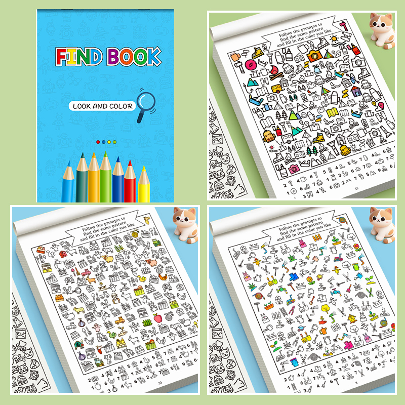 كتاب تفاعلي بأنماط مخفية |   ا - مراجعة Food And Snacks Coloring Book وسعره