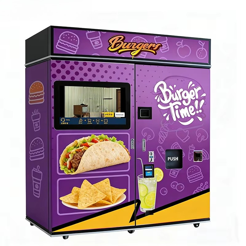 آلة بيع الوجبات السريعة المخصص - مراجعة Fast Food With Snacks وسعره