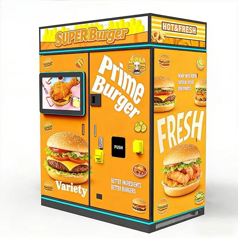 آلة بيع الوجبات السريعة المخصص - مراجعة Fast Food With Snacks وسعره