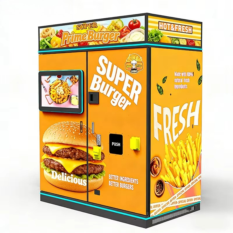 آلة بيع الوجبات السريعة المخصص - مراجعة Fast Food With Snacks وسعره