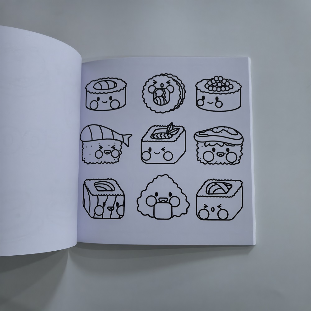 كتاب تلوين سهل الجريء للمشروبا - مراجعة Food And Snacks Coloring Book وسعره