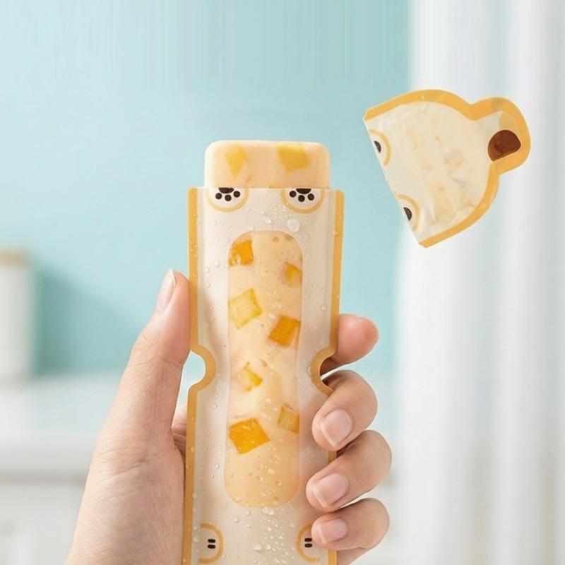 20 قطعة من أكياس الآيس كريم ال - مراجعة Food Snacks Healthy وسعره