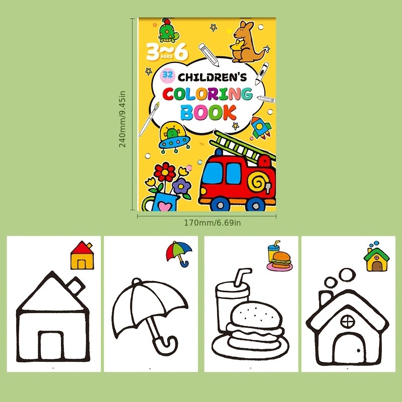 كتاب رسم للأطفال، يحتوي على حا - مراجعة Food And Snacks Coloring Book وسعره