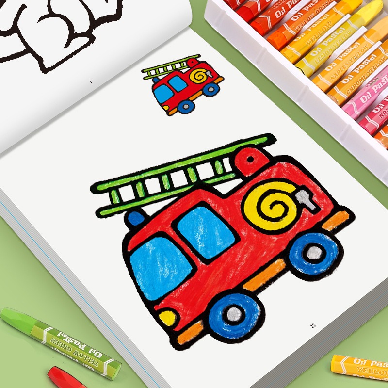 كتاب رسم للأطفال، يحتوي على حا - مراجعة Food And Snacks Coloring Book وسعره